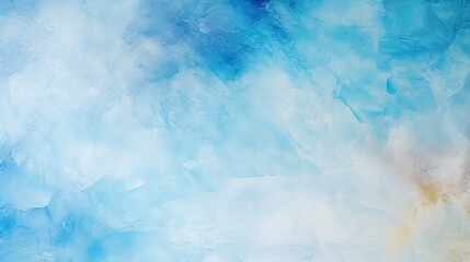 Textured paper with watercolors creates an abstract design on a blue background, offering a unique and artistic backdrop.