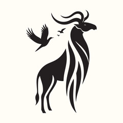 Various Animal Silhouette Vector Illustration