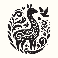 Various Animal Silhouette Vector Illustration