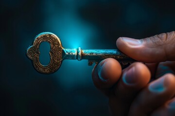 A key unlocking the potential of a new business venture