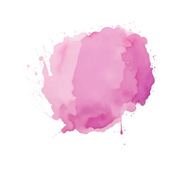 Abstract pink watercolor background. Watercolor splash