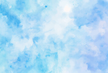 Blue watercolor abstract background. Watercolor blue background. Abstract pink texture - obrazy, fototapety, plakaty