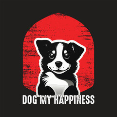a dog quotes t shirt or vector design for pet lovers
