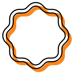 Star line icon. Vector illustration.	