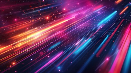 Fototapeta na wymiar Abstract space technology background. Colorful wallpaper