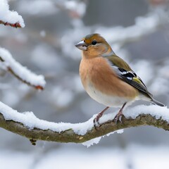 robin on a branch