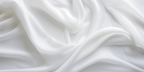 Fototapeta premium White fabric texture design element for background.