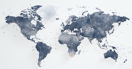 image showing a world map in dots