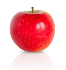 Fresh red apple isolated on transparent background png file. Red apple isolated