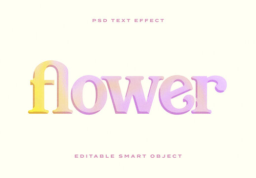 Cute Pastel Gradient Text Effect