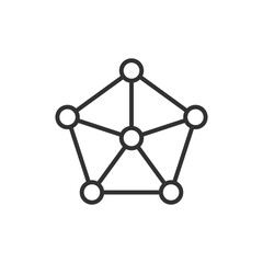 Decentralized Icon - Centralized Icon