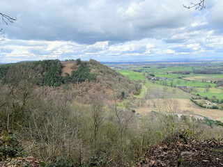 A view of the Cheshire Countryside at Peckforton Hills