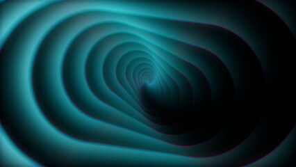 Abstract Optical Illusional Dreamy Illusion Tunnel 