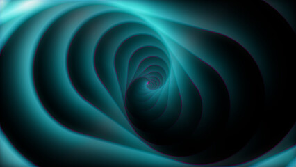 Abstract Optical Illusional Dreamy Illusion Tunnel 