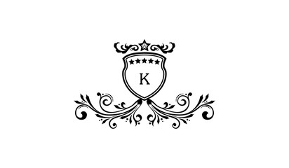 Luxury Crown Alphabetical Logo
