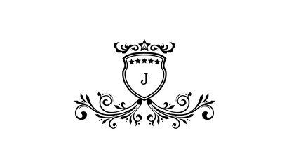 Luxury Crown Alphabetical Logo
