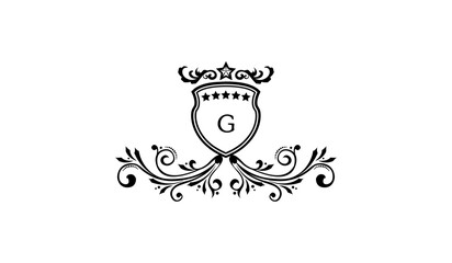 Luxury Crown Alphabetical Logo