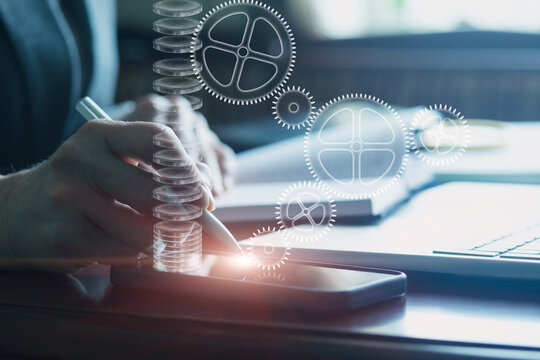 Concept of management and financial and human resources .