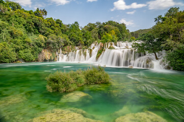 Waterfall in Krka National Park