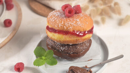 Portuguese fried dough with sugar