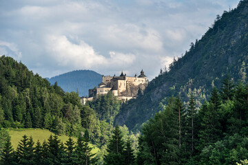 Hohenwerfen castle and fortress, Werfen, Austria - 753248558