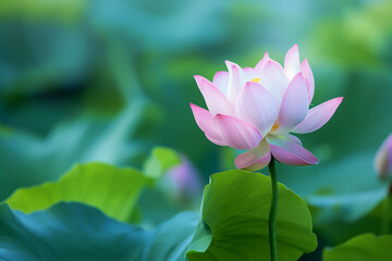 Obraz premium pink lotus flower