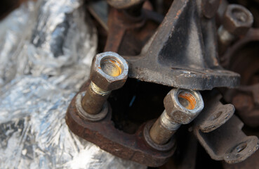 tips of steering rods of special equipment, spare parts for trucks and tractors