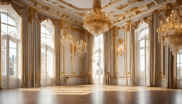 Opulent classic European palace design - Powered by Adobe
