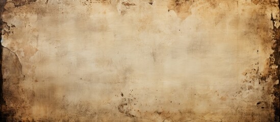Vintage Paper Texture on Rustic Brown Background - Abstract Grunge Background Design