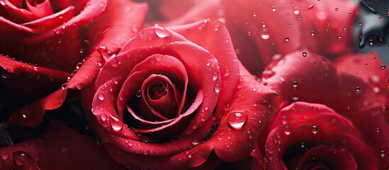 Vibrant Red Roses Blossoming in High Definition for Beautiful Wallpaper Backgrounds