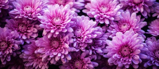 Vibrant Purple Flowers Blossoming Against Soft Blurred Backgrounds in Floral Wallpapers Collection