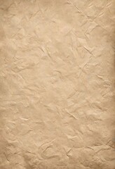 Obraz premium Crumpled old vintage paper background. Antique beige neutral paper texture