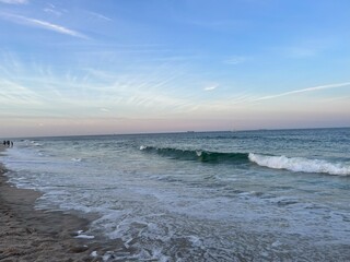 Beachside Dreams: Evening Hues on the Shore