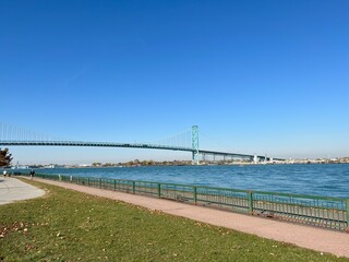 Iconic Ambassador Bridge Connecting Borders