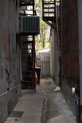 Fototapeta na wymiar Alleyway in Toronto