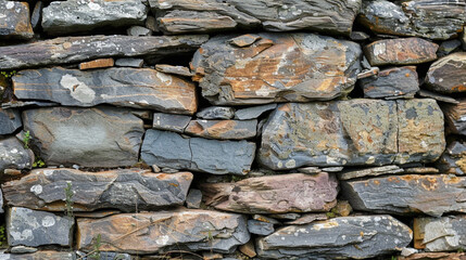 Stone wall - very even masonry. Generative AI
