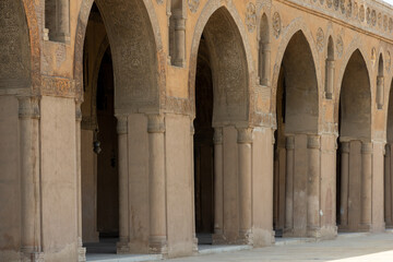 Column gallery in Mosque of Ibn Tulun