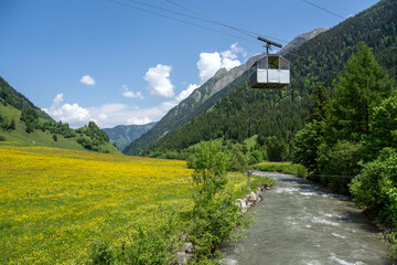 East Alpes at the Ferleiten area in Austria - 753272901