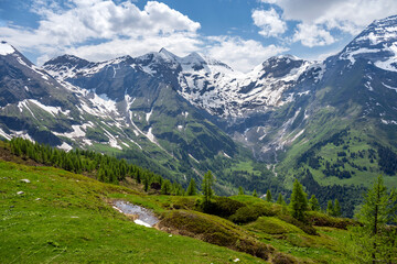 Fototapeta na wymiar East Alpes at the Ferleiten area in Austria