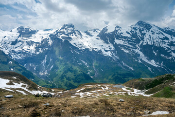 Grossglockner High Alpine Road in the austrian alps - 753273369