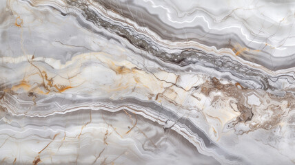 Obraz premium Light gray and golden high detail marble and granite stone texture with shadowed dark veins and cracks