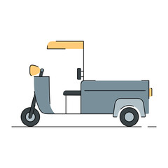 Goods Auto Rickshaw Icon