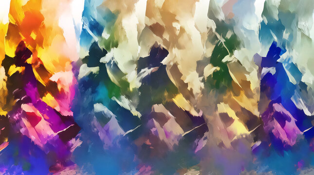 Illustration abstraite color&eacute;e