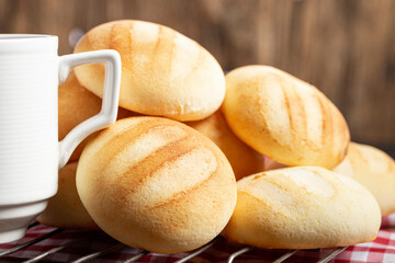 Delicious and nutritious almojábanas or pandebono, a food based on cassava flour and cheese