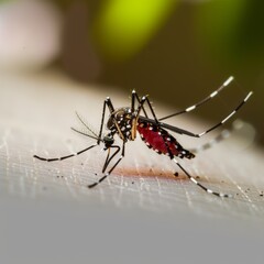 Aedes aegypti mosquito, Dengue, zika and chikungunya