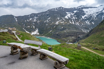 Grossglockner High Alpine Road in the austrian alps - 753284357