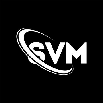 SVM logo. SVM letter. SVM letter logo design. Initials SVM logo linked with circle and uppercase monogram logo. SVM typography for technology, business and real estate brand.