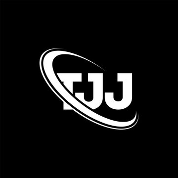 TJJ logo. TJJ letter. TJJ letter logo design. Initials TJJ logo linked with circle and uppercase monogram logo. TJJ typography for technology, business and real estate brand.
