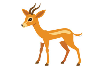 deer cartoon isolated with illustration