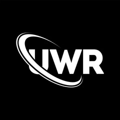 Fototapeta na wymiar UWR logo. UWR letter. UWR letter logo design. Initials UWR logo linked with circle and uppercase monogram logo. UWR typography for technology, business and real estate brand.
